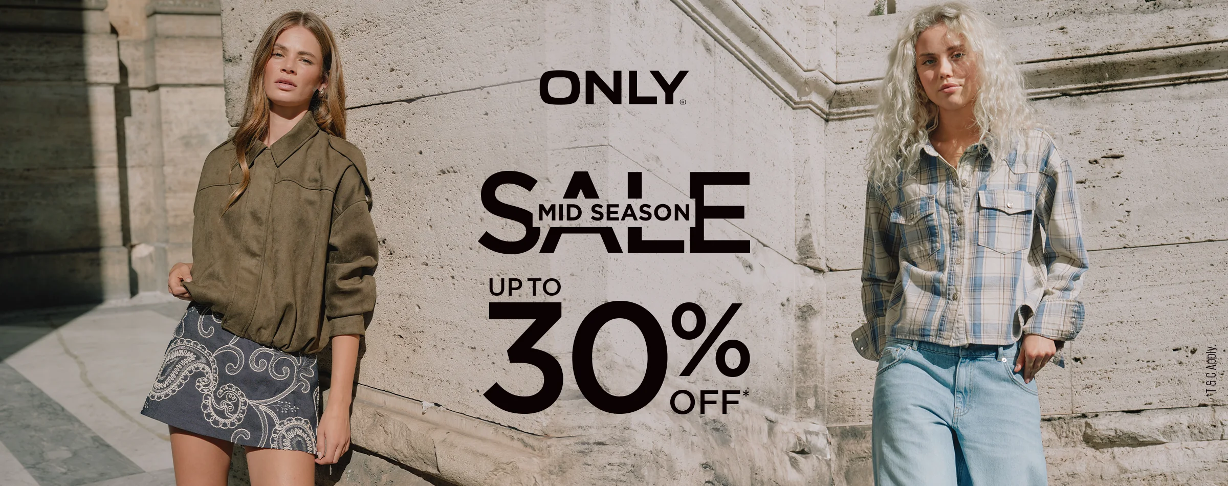 Mid season sale — up to 30% off